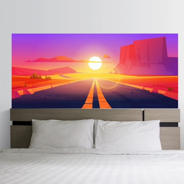 Canyon Sun Paysage Cartoon